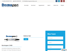Tablet Screenshot of dermapenturkiye.com